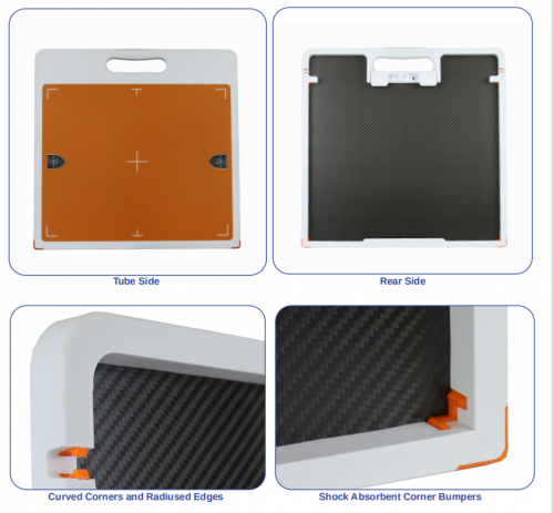 Caja de carbono de alta calidad para detector de panel plano YSFPD-C