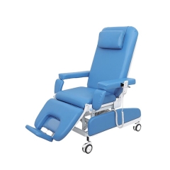 Electric dialysis chemotherapy blood bank donation collection chair