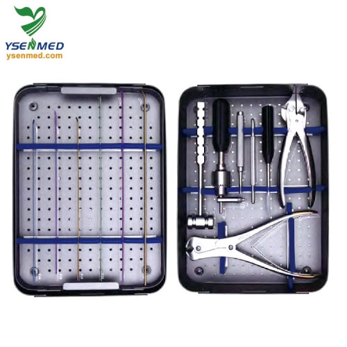 Veterinary Surgical Titanium Elastic Nail Instrument Set General Surgical Instrument Set YSVET-AO01B