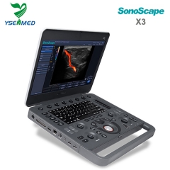 Portable Vet Scanner Color Doppler Ultrasound Sonoscape X3 Vet For Animals