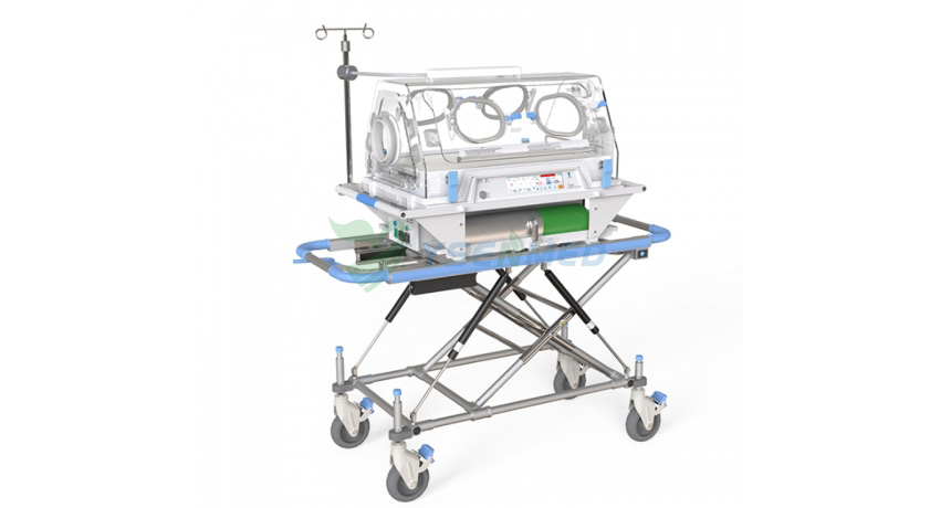 Product introduction video of YSENMED YSBT-100 transport infant incubator.