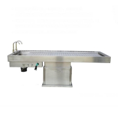 YSJPT10A Luxury multi-functional forensic autopsy table