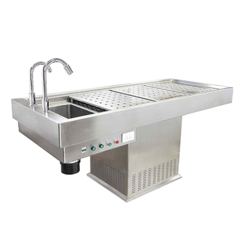 YSJP-02 High Quality 304 Stainless Steel Morgue Supply Autopsy Table for Sale
