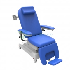 Chaise de dialyse électrique YSHDM-YD340, chaise électrique médicale pour don de sang, avec échelle