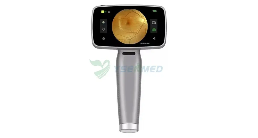 A demostration video of YSENMED YSENT-HFC1 Portable Handheld Fundus Camera.