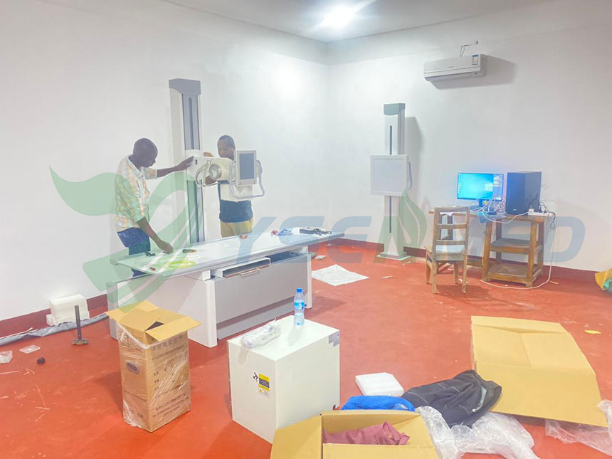 Tanzanian doctor satisfied with sharp images from YSX500D DR x-ray system