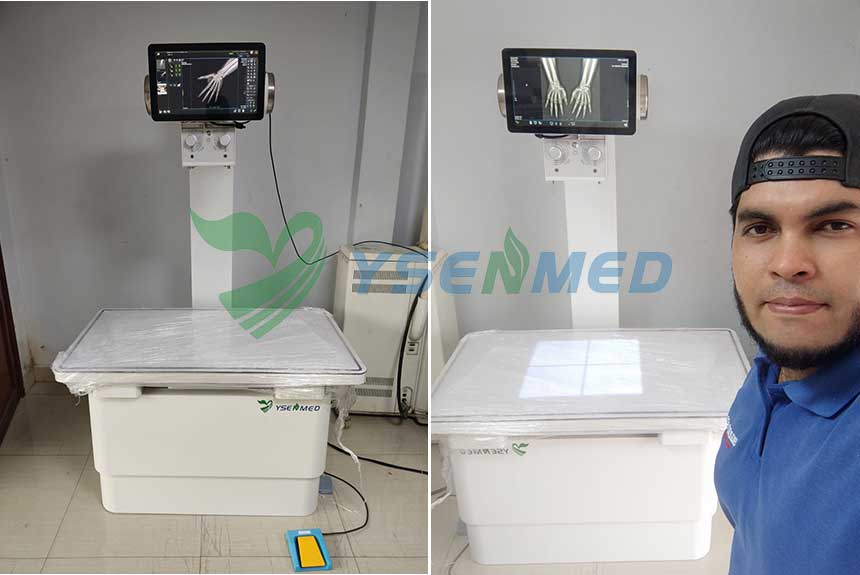 Ecuadoran vet pleased with YSENMED YSDR-VET320 veterinary digital x-ray system