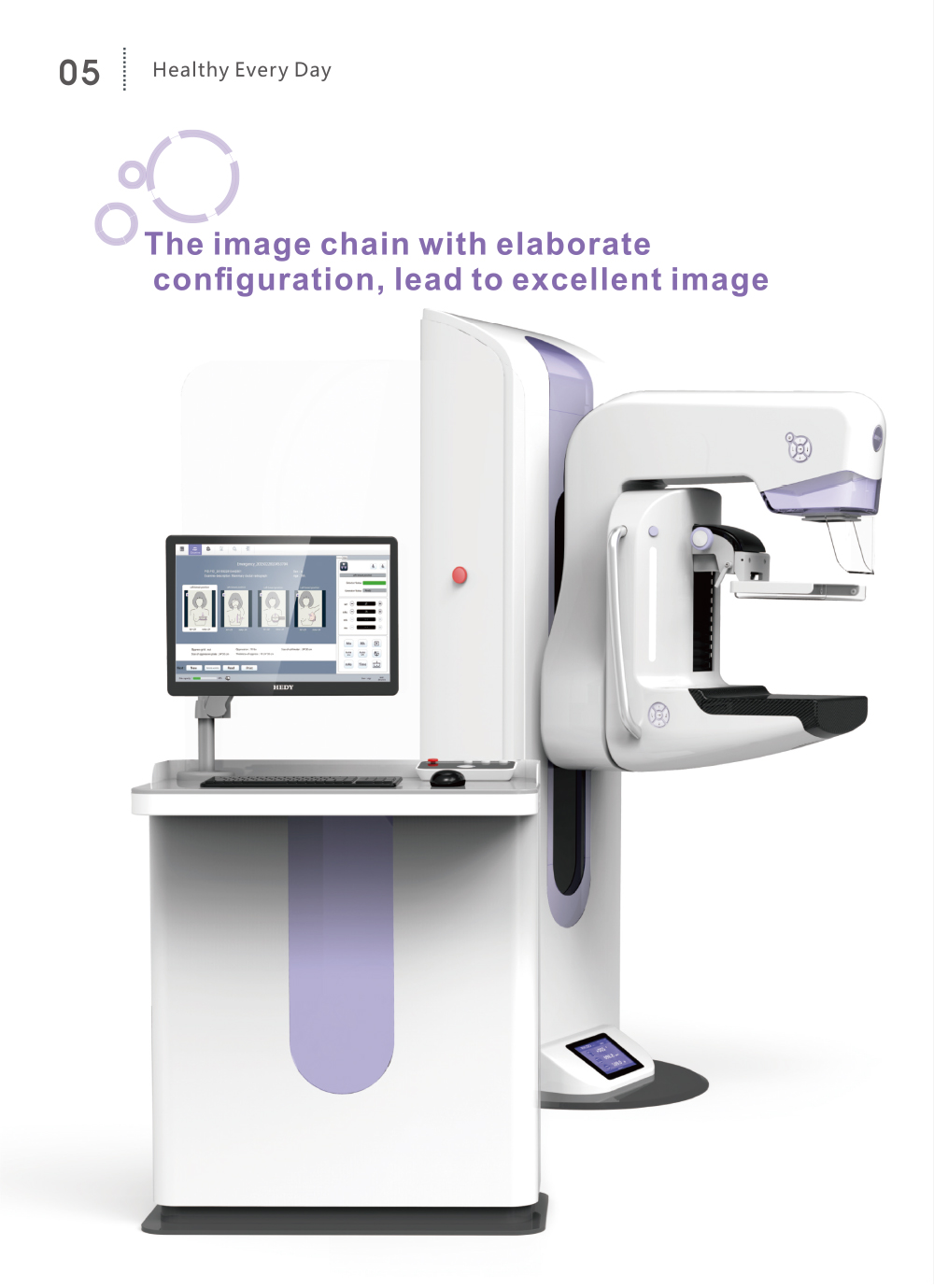 YSX-DM550 Medical Mammography Machine