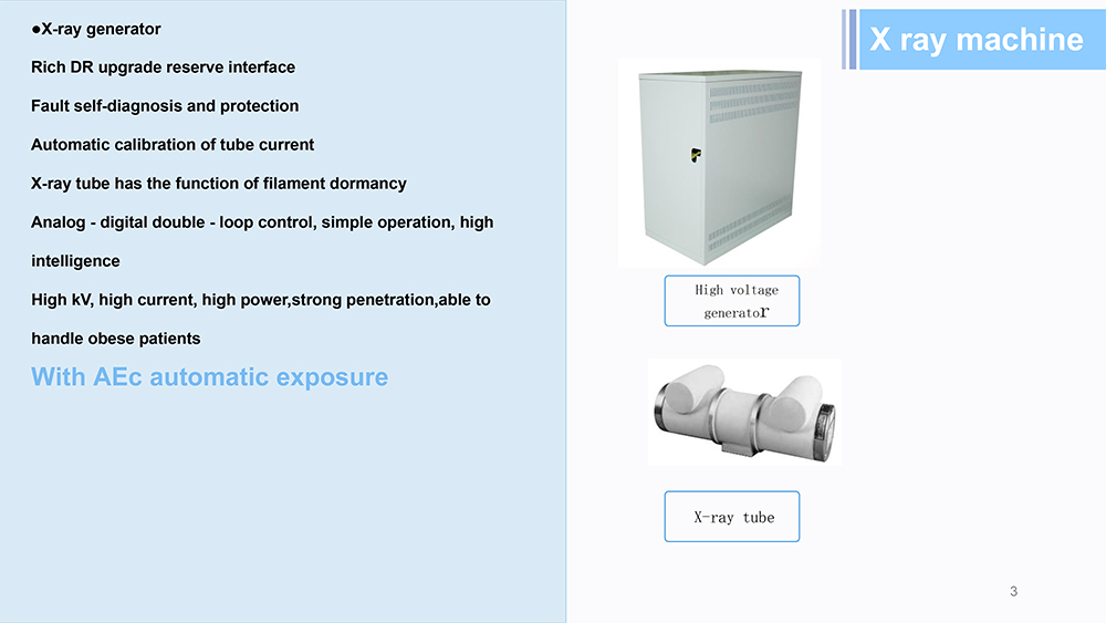 80kW 1000mA electric motorized double column digital x-ray system YSX-iDR80D