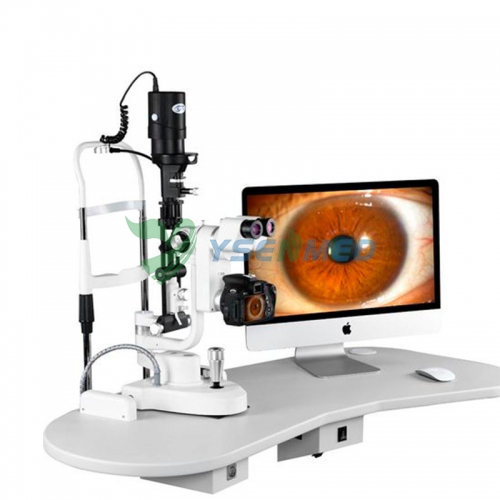 Microscopio médico de lámpara de hendidura YSENT-SL350 con imágenes HD