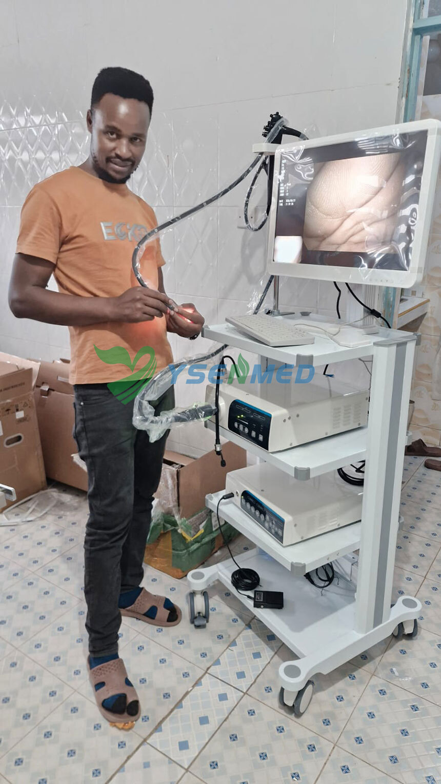 Le vidéo-endoscope YSVME-200 reçoit des retours positifs d'un hôpital au Kenya.