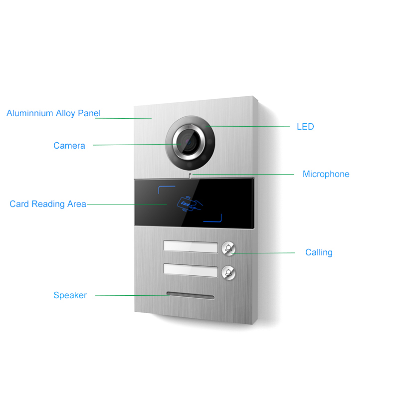 2 Wired Video Doorphone