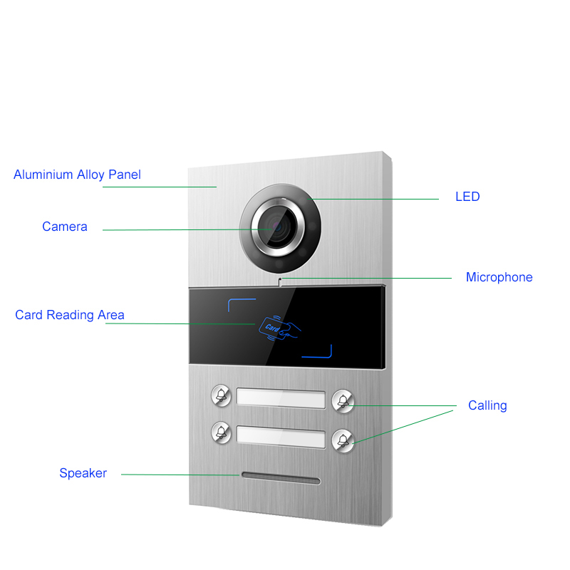 2 Wired Video Doorphone