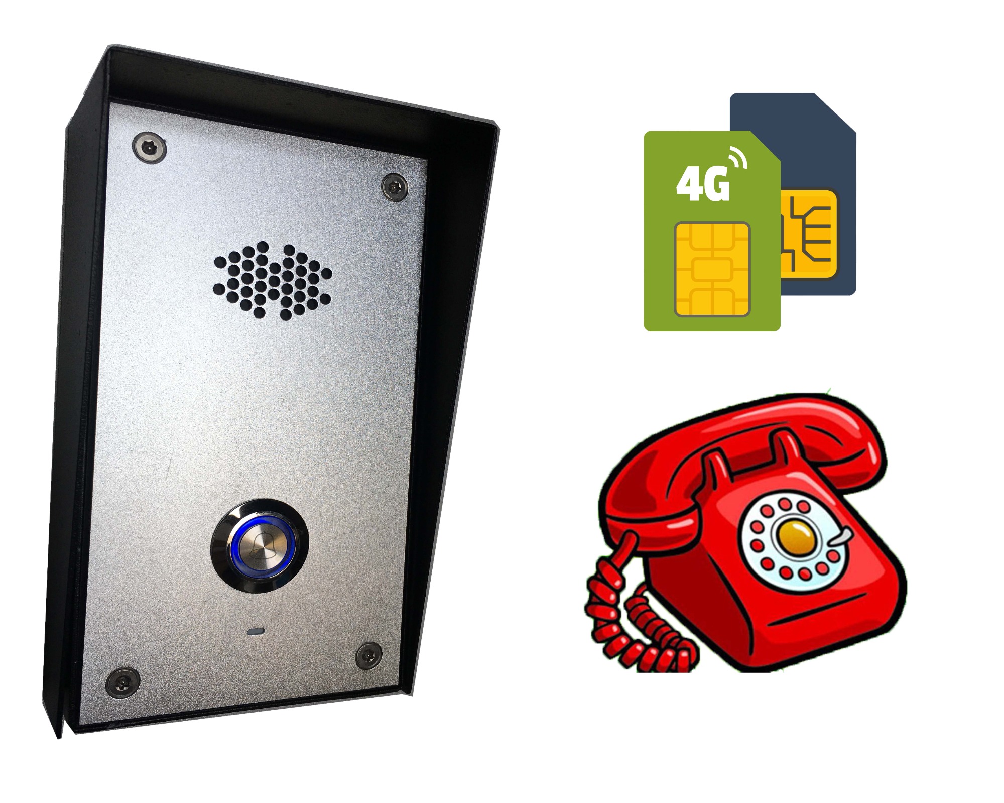 4G Wireless Audio Doorphone for Villa