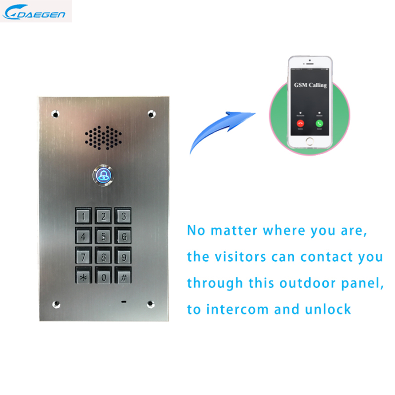 Smart Intercom Systems 4G Audio Intercom For Villa