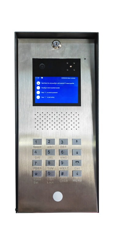 4G Wireless Intercom Video Doorphone+Phone Line+RJ45 System With Monitor Intercom and Unlocking function Doorbell