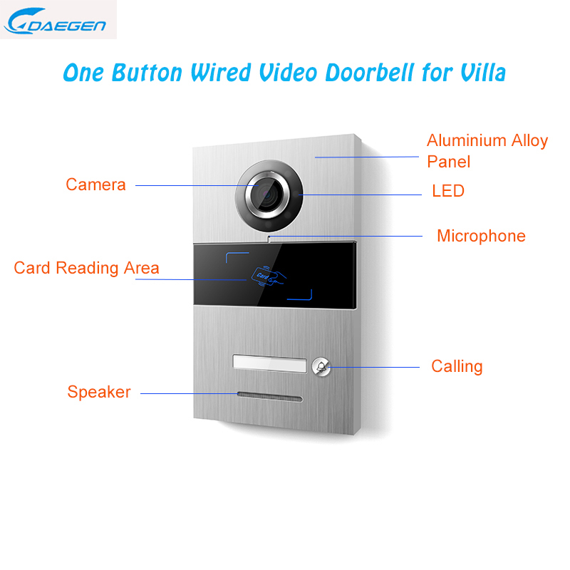 2 Wired Video Doorphone