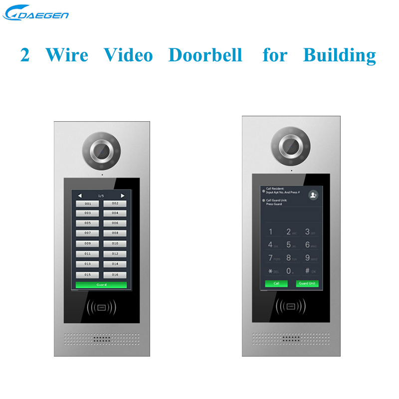 2 Wired Video Doorphone