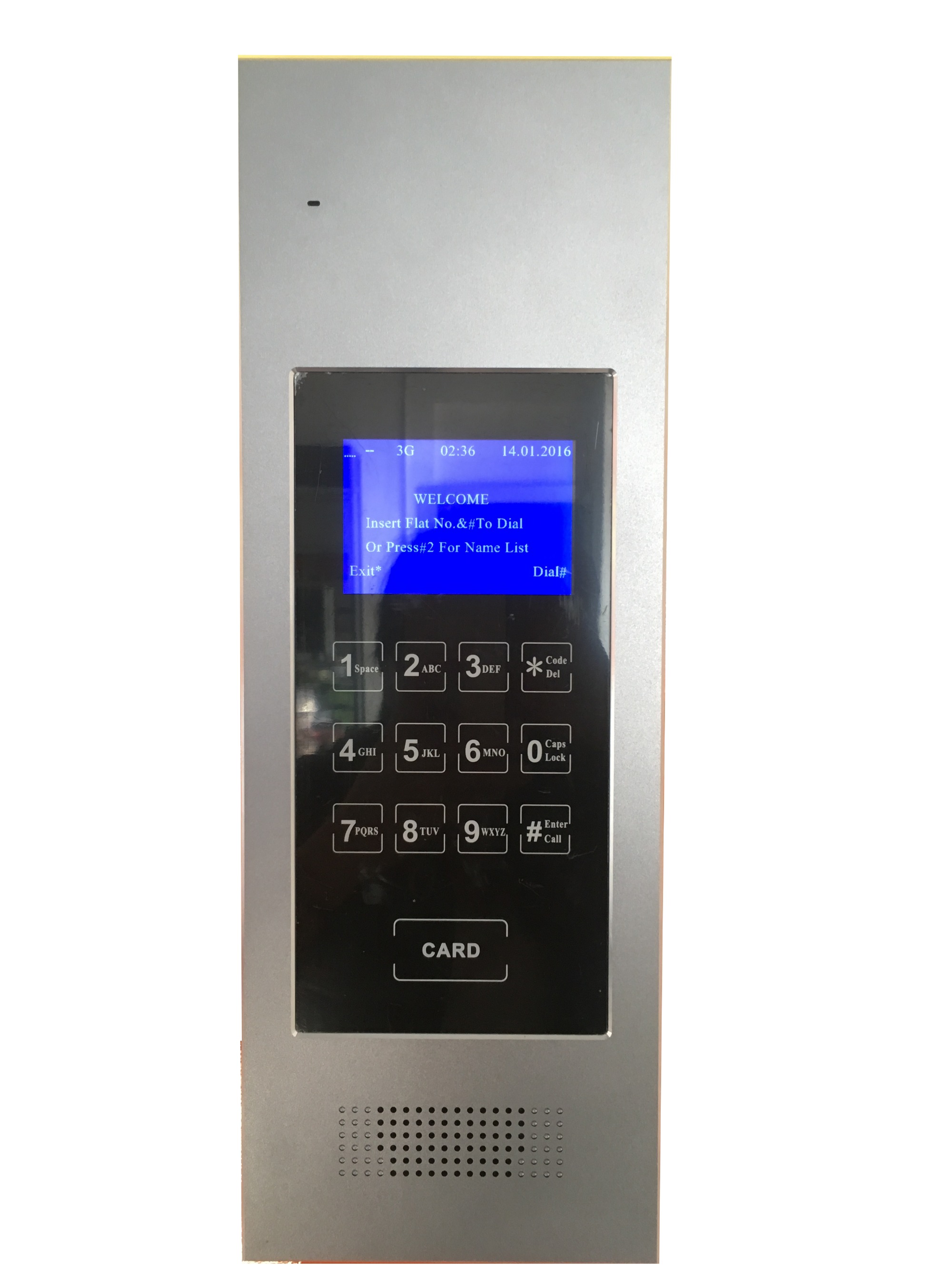 4G/3G/GSM door intercom (512 Residents) for building doorphone access control