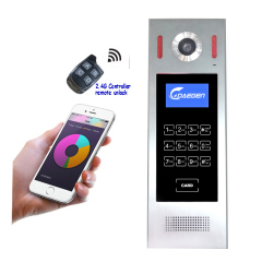 Wireless video door phone GSM Intercom remote control by Smartphone GSM Connection Video Doorphone