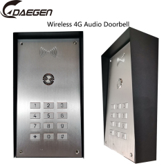 Wireless 4G Audio Doorbell For Villa with Digital Keypad Home Security