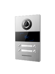 Doorphone 2-wired intercom system with button calling