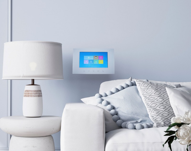 2-wired HD Video Intercom System With Button Calling