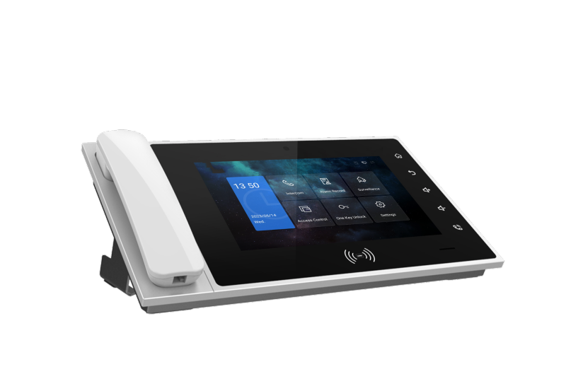 SIP digital system indoor monitor, 7"capacitive touch screen, Support real time surveillance