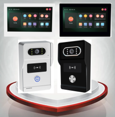 2 wired video intercom system 7inch screen indoor monitor