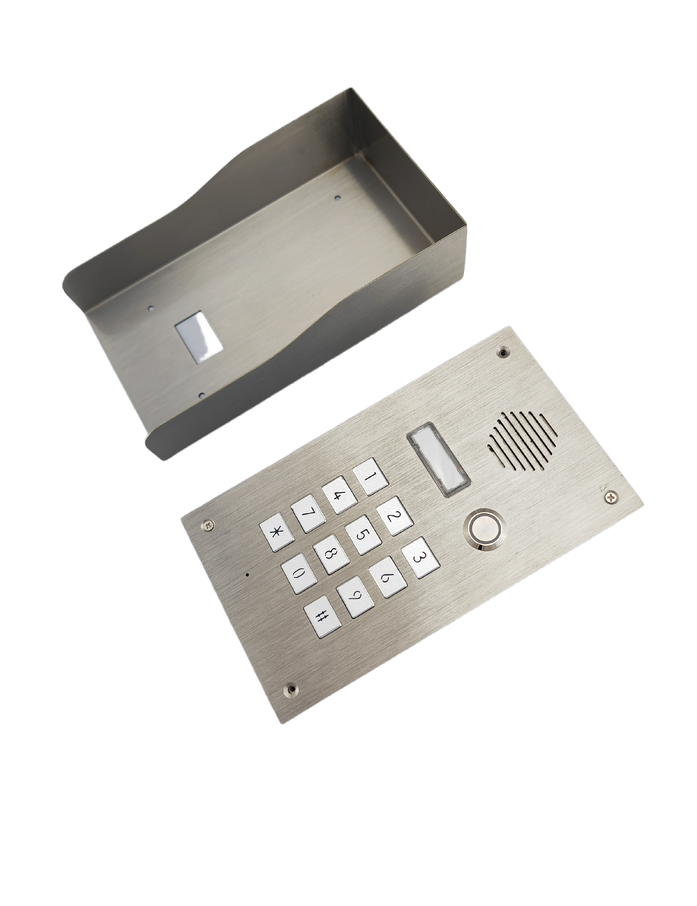 4G intercom system,smart doorbell villa intercom system, support unlocsmart doorbellk by phone, SMS unlock, with name plate
