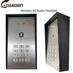 smart doorbell wireless 4G audio doorbell wireless doorbell with Digital Keypad for villa DZ-3407C