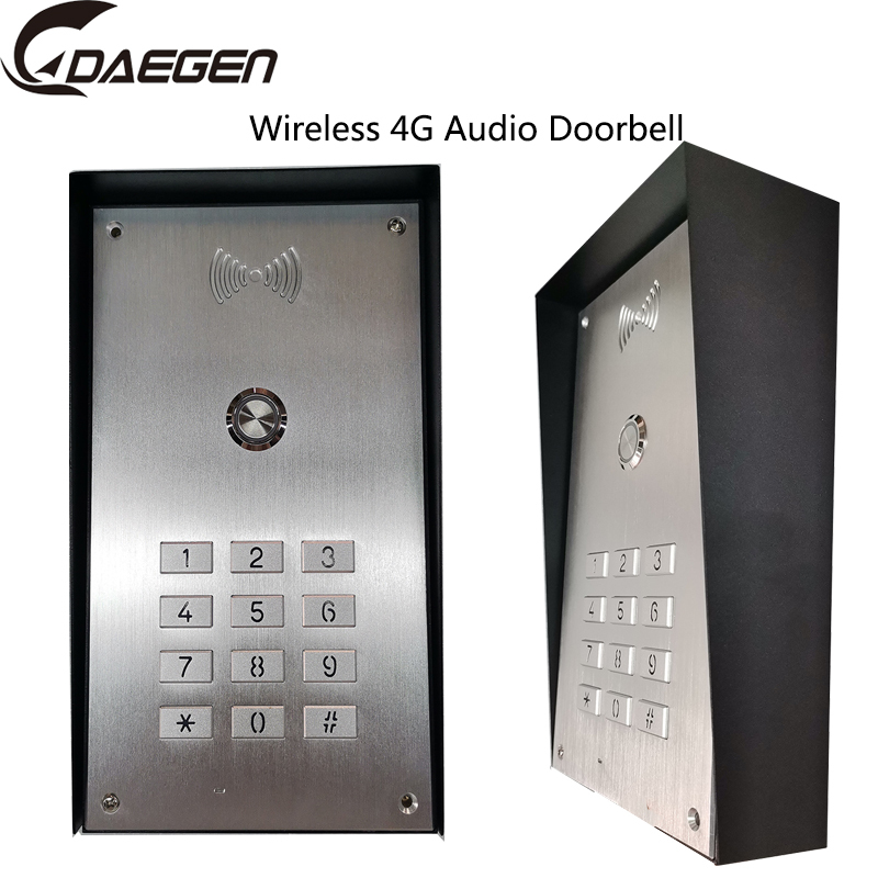 smart doorbell wireless 4G audio doorbell wireless doorbell with Digital Keypad for villa DZ-3407C