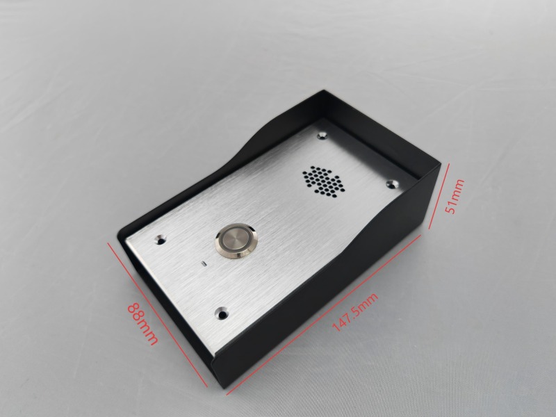 Wireless 4G doorbell for Villa smart doorbell 4G 1-Button Audio Villa Outdoor Station | No WiFi Required, Plug-and-Play, High-End Villa Security Access Control