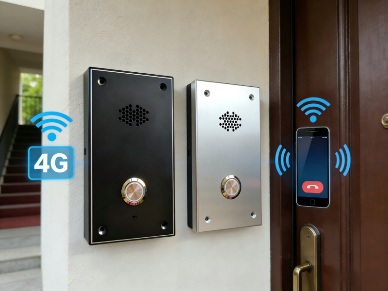 Wireless intercom smart doorbell in GSM system for villa wireless doorbell smart doorbell 4G doorbell