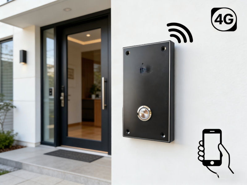 Wireless intercom smart doorbell in GSM system for villa wireless doorbell smart doorbell 4G doorbell