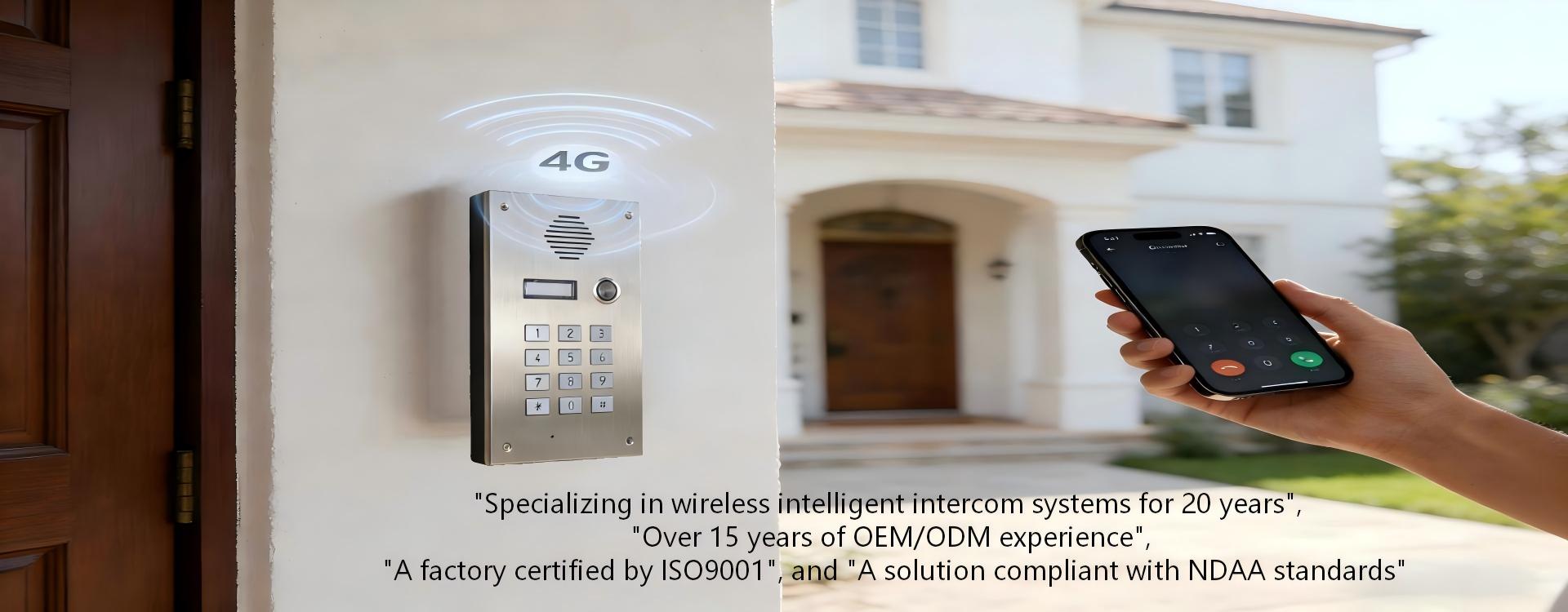 Wireless 4G Panel for Apartment Block