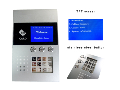 Wireless 4G Audio Doorphone for Building intercom with metal button unlocking by phone