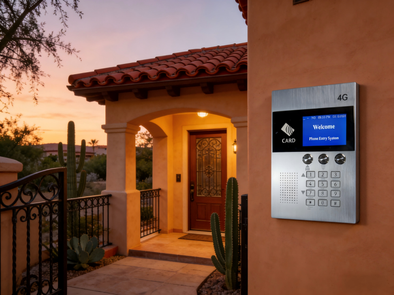 Smart home 4G Audio doorphone DZ-6311 wireless doorbell