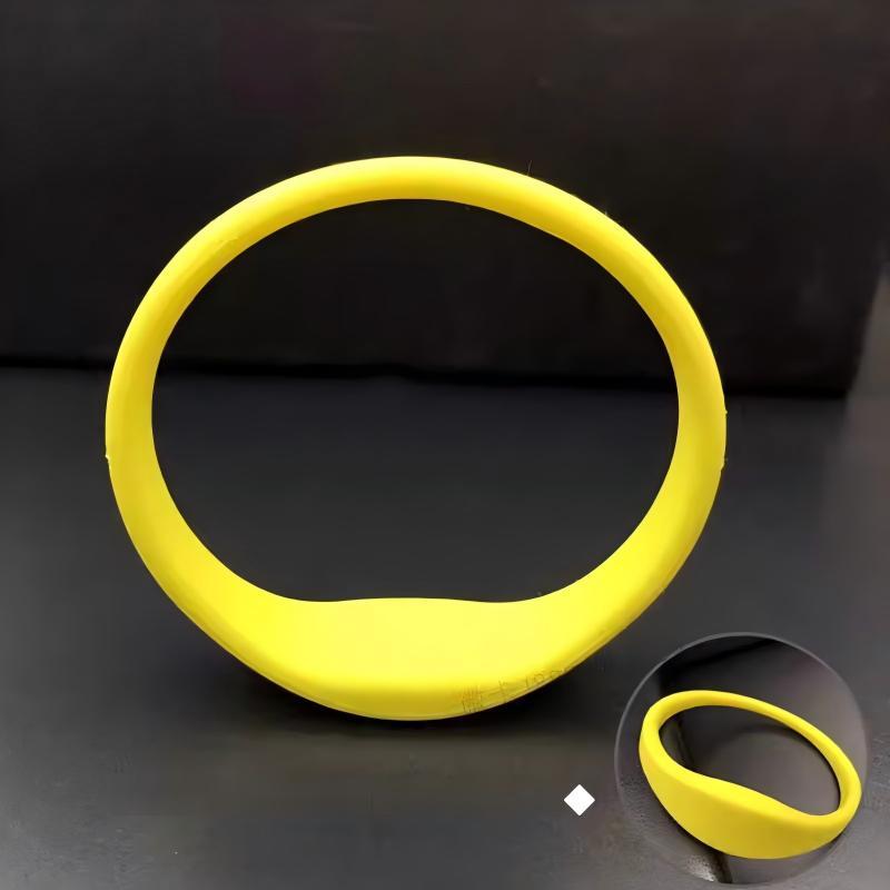RFID silicone wristband with IC sensor bracelet IC fitness playground locker waterproof wrist tag M1 membership card