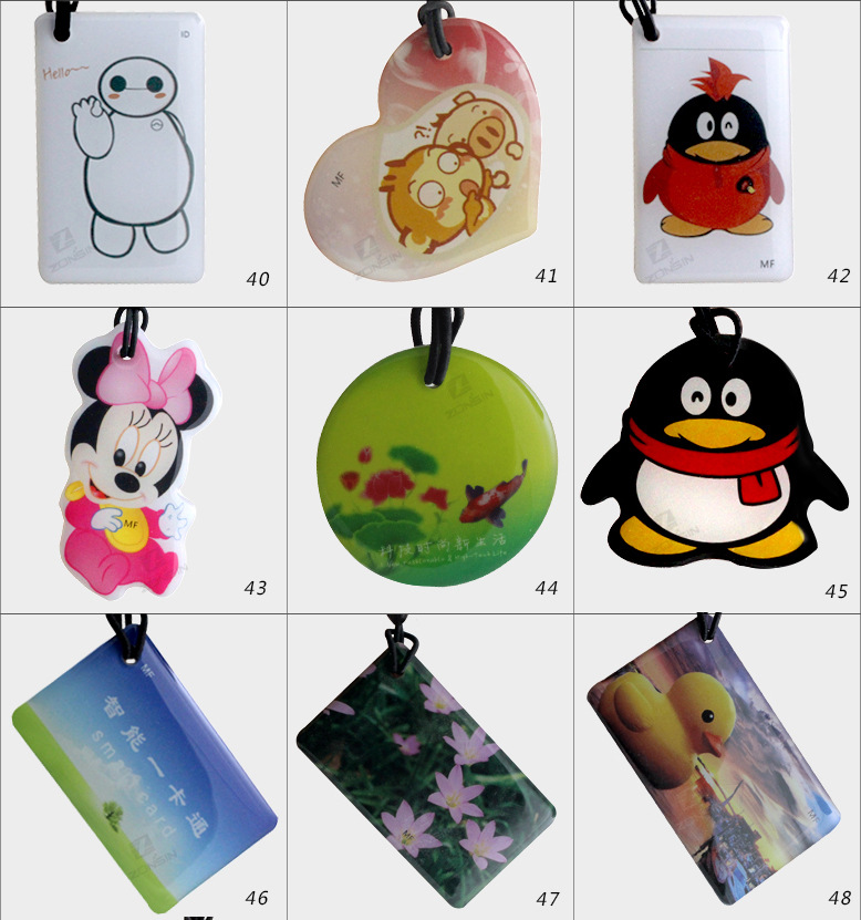 IC sensor drop adhesive card access control card customization