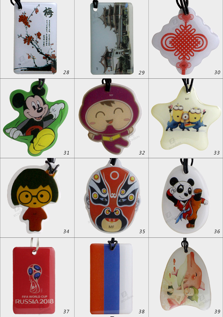 IC sensor drop adhesive card access control card customization