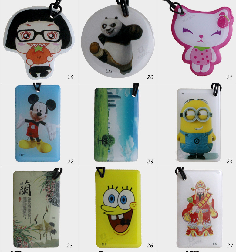 IC sensor drop adhesive card access control card customization