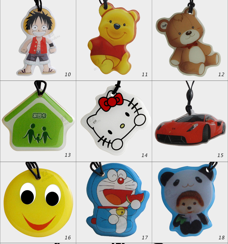 IC sensor drop adhesive card access control card customization