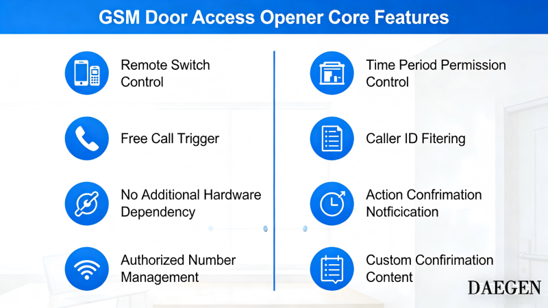 Door access control GSM gate opene DZ-38015