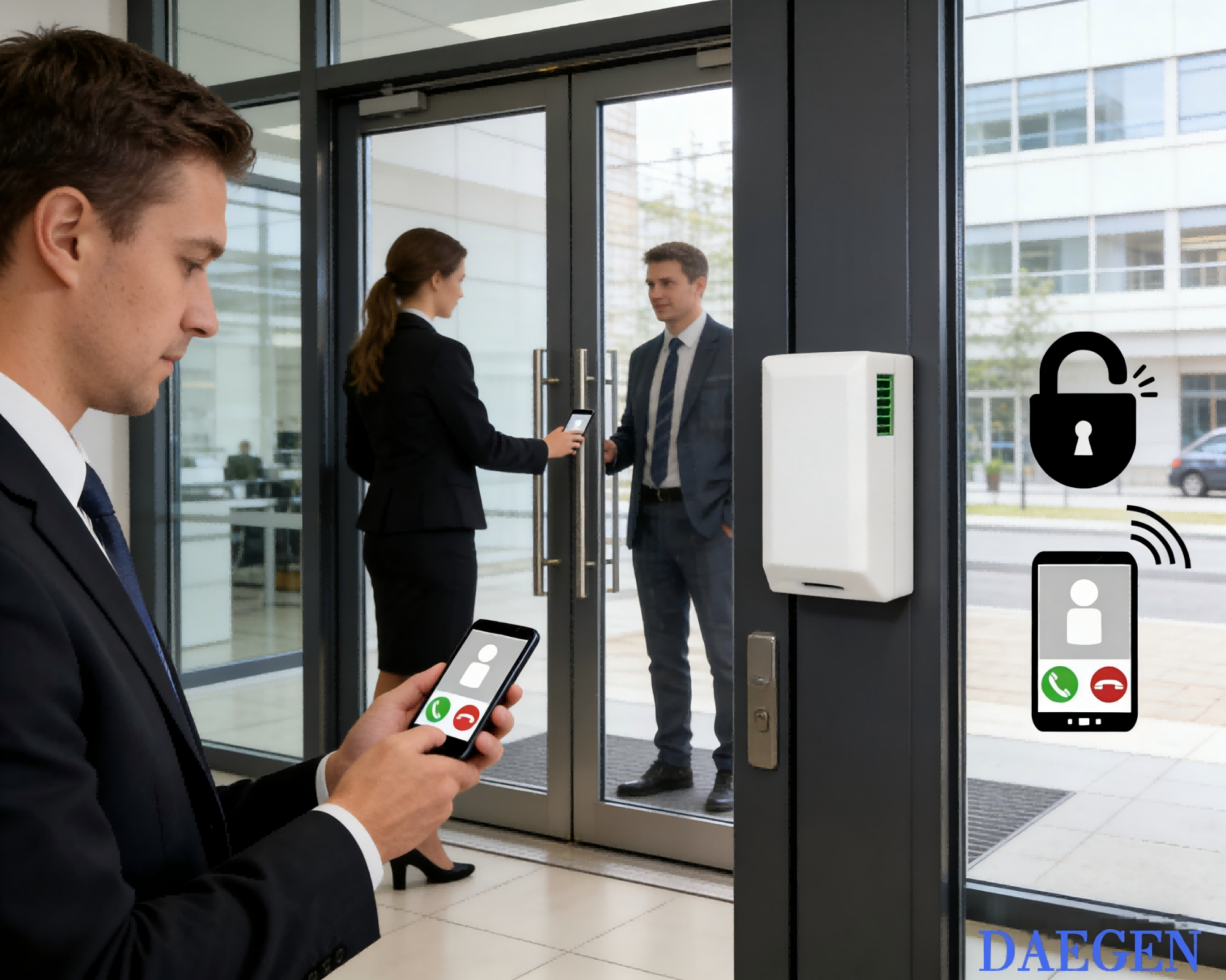 Door access control GSM gate opene DZ-38015