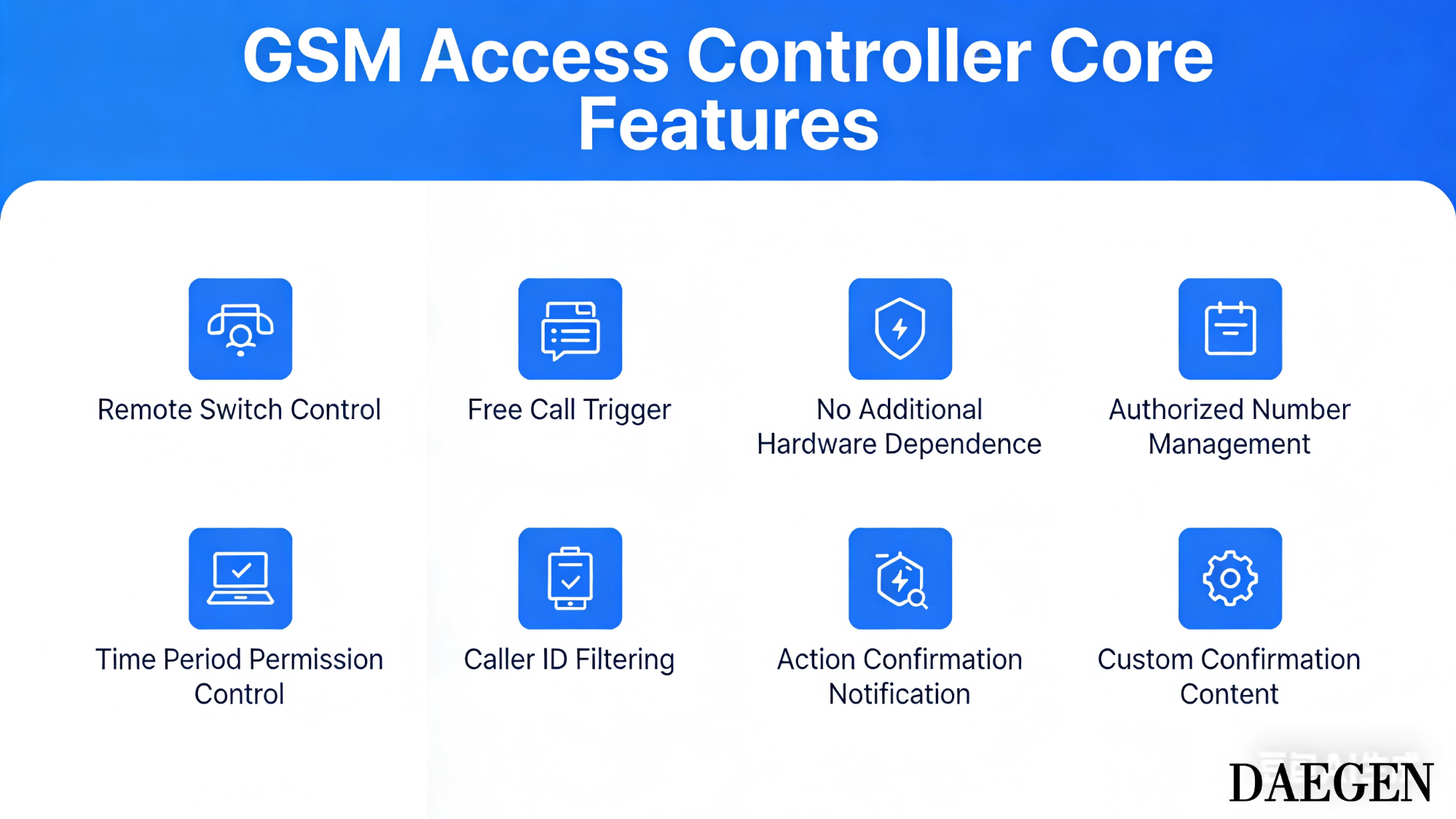 Door access control GSM gate opene DZ-38015