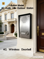 doorbell smart home wireless intercom system in GSM system for villa