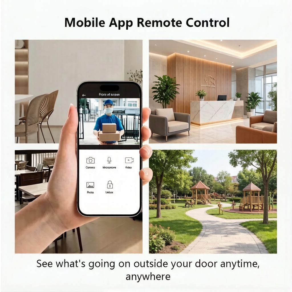 Factory Tuya Smart IP Video Door Phone RFIC Access Control Waterproof Night Vision Villa Intercom Doorbell Camera Doorbells