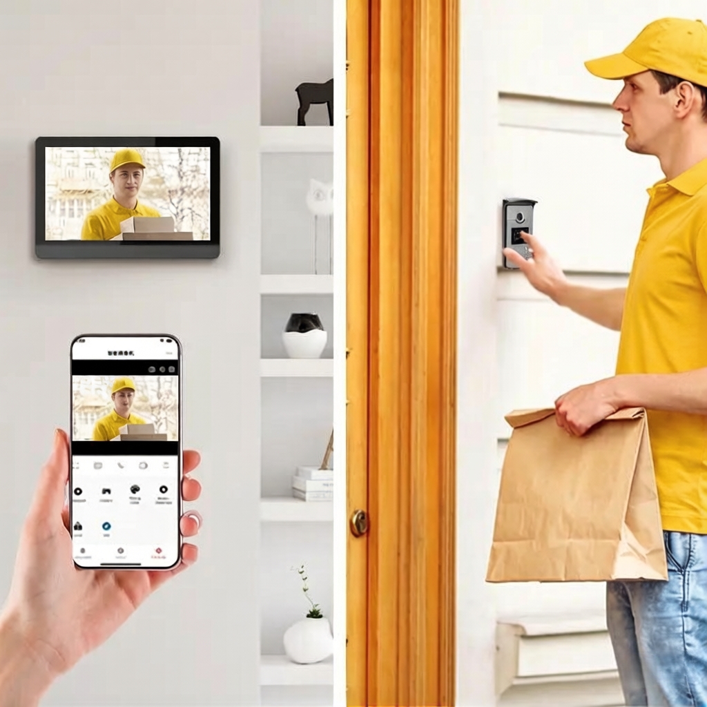 Factory Tuya Smart IP Video Door Phone RFIC Access Control Waterproof Night Vision Villa Intercom Doorbell Camera Doorbells