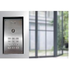 4G doorbell - 50-apartment doorbell. Wireless smart home outdoor main unit doorbell. Metal material